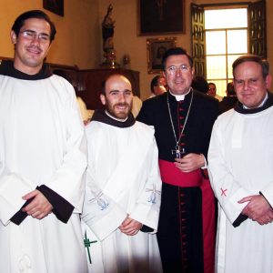 El sacerdote franciscano, Fray Francisco José Regordán, elegido por la Santa Sede, para dirigir ejercicios espirituales a obispos españoles