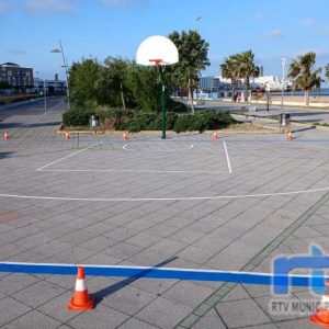 Deportes concluye el nuevo espacio de baloncesto del paseo de la Cruz del Mar-El Muelle