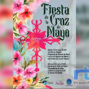 La celebración de las Cruces de Mayo en Chipiona llega a un momento álgido este sábado con el pregón de Agustín del Moral