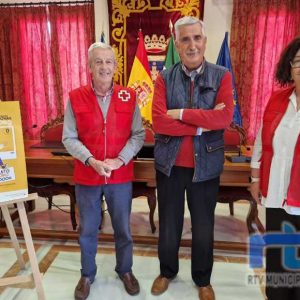 Cruz Roja de Chipiona presenta el Sorteo del Oro 2025, que recoge fondos con destino a las personas necesitadas de la población