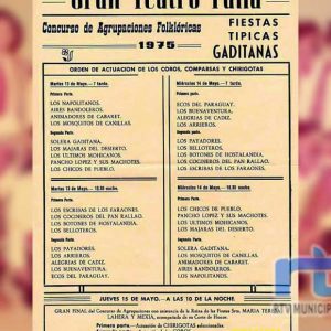 ‘Aires Bandoleros’, estos días se cumplen 50 años del paso por el Falla de la primera comparsa chipionera