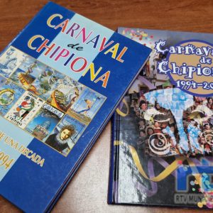 Fiestas trabaja en los libros del Carnaval de Chipiona de 2004 a 2023