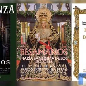 Besamanos en Chipiona de Nuestra Señora de la Soledad, de María Santísima de los Dolores y de Nuestra Señora de la Esperanza