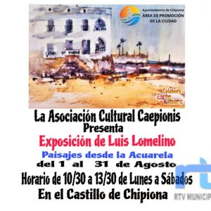 Últimos días para visitar en la sala de la asociación Caepionis la muestra de Luis Lomelino ‘Paisajes desde al Acuarela’