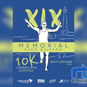 212 inscripciones para los 10 kilómetros Correplayas-Memorial Paco Guisado que se disputa este domingo en Chipiona