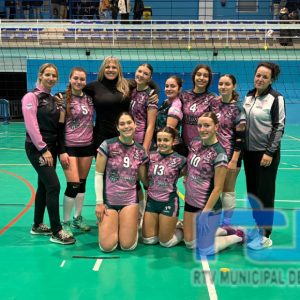 El juvenil femenino del Club Voleibol Chipiona finaliza la primera fase con opciones de optar a título de la Liga Oro Provincial