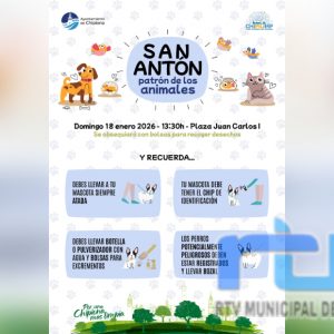 El Ayuntamiento de Chipiona impulsa una acción de concienciación ambiental con motivo de la festividad de San Antón