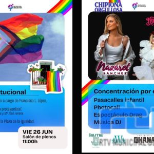 Todo dispuesto para la conmemoración del Día del Orgullo LGTBIQ+ en Chipiona