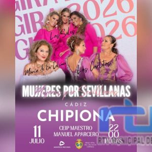 Chipiona acogerá el espectáculo ‘Mujeres por Sevillanas’ el próximo 11 de julio