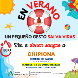 Convocan una nueva donación colectiva de sangre en Chipiona para el martes 30 de junio