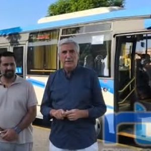 El alcalde de Chipiona anuncia que ya está en marcha la linea 3 del servicio de autobús urbano