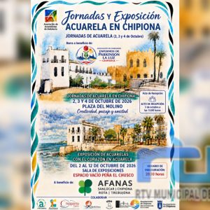Ultimado el programa de la cita que convertirá a Chipiona en octubre en centro del acuarelismo andaluz