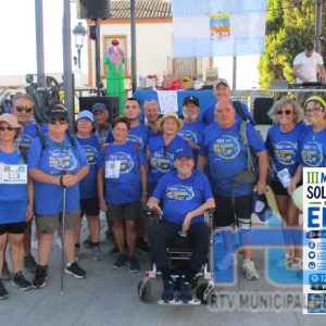 La Asociación Vía Franciscana TAU participó el sábado en la tercera Marcha Solidaria ‘Da un paso por la ELA’ en Villanueva del Ariscal