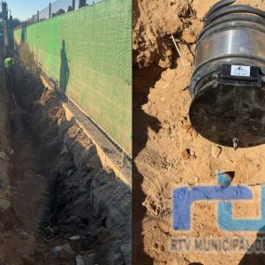Finalizan las obras de evacuación de aguas pluviales en el camino de Los Rizos