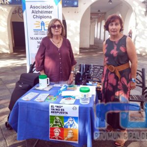 Actividad informativa y de sensibilización sobre el Alzheimer hoy en  Chipiona por la conmemoración de la jornada mundial