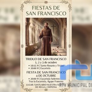 El Santuario de Nuestra Señora de Regla inicia hoy los cultos en honor a San Francisco de Asís
