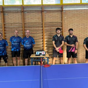 Cuarta jornada: póker de contundentes victorias y liderato para los equipos del CD El Puerto Tenis de Mesa
